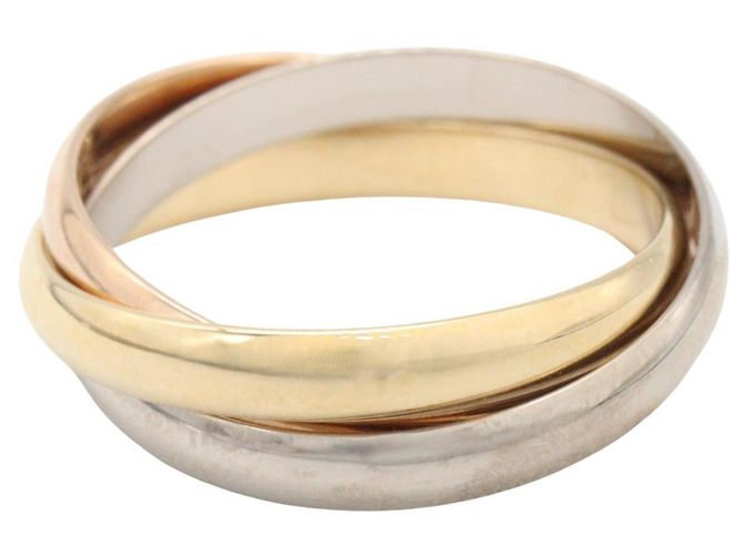 Cartier Trinity Ring in 18K Gold Silber Golden - Ansicht 2