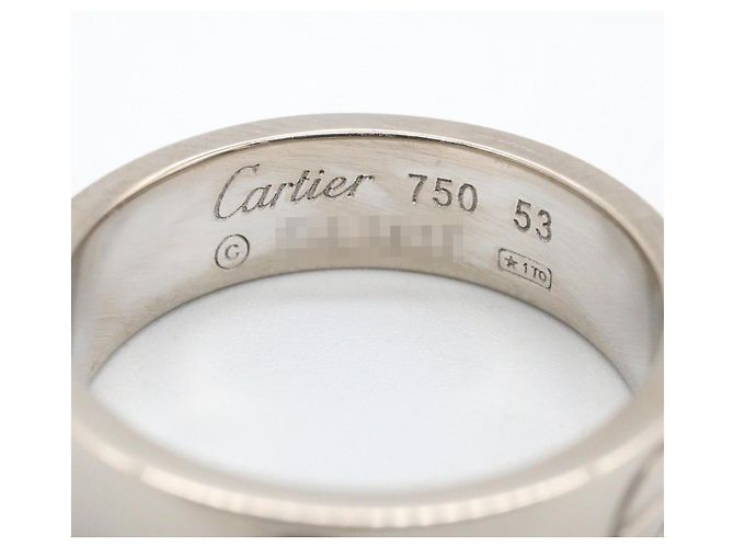 Anello Cartier Love in oro bianco 18K Argento - vista 3