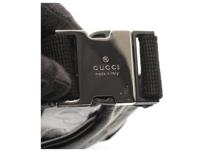 Gucci GG Geprägte Gürteltasche Schwarz - Ansicht 10