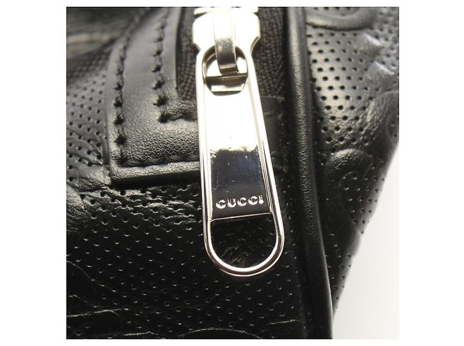 Gucci GG Geprägte Gürteltasche Schwarz - Ansicht 11