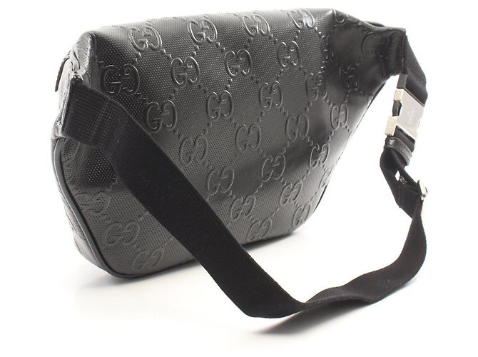Gucci GG Geprägte Gürteltasche Schwarz - Ansicht 2