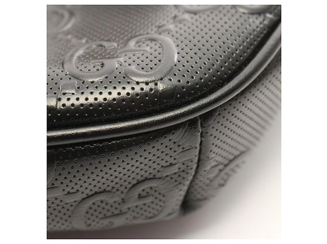 Gucci GG Geprägte Gürteltasche Schwarz - Ansicht 8