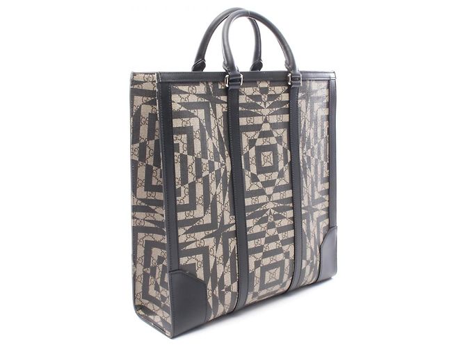 Gucci GG Kaleido 2-Way Tote Bag Braun Schwarz Beige - Ansicht 2