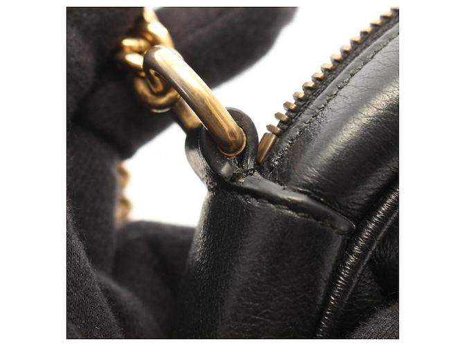 Borsa a tracolla mini rotonda Gucci GG Marmont Nero - vista 9