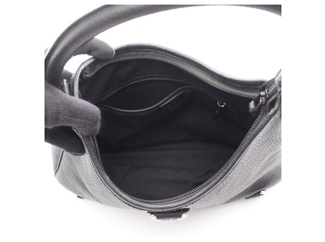 Borsa a tracolla Gucci Abbey in pelle nera Nero - vista 3