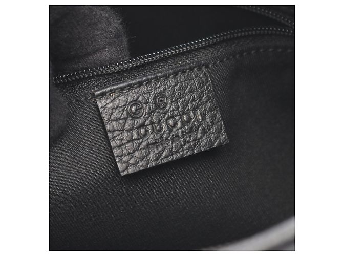 Borsa a tracolla Gucci Abbey in pelle nera Nero - vista 4