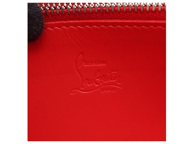 Cartera larga redondeada Christian Louboutin PANETTONE Spike Stud Beige - vista 4