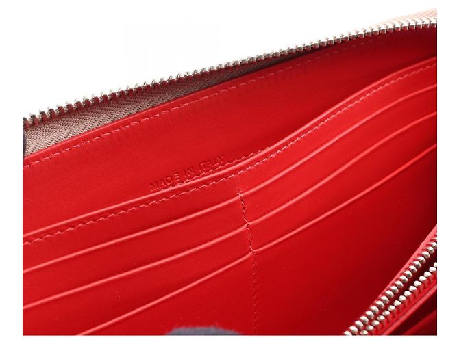 Cartera larga redondeada Christian Louboutin PANETTONE Spike Stud Beige - vista 6