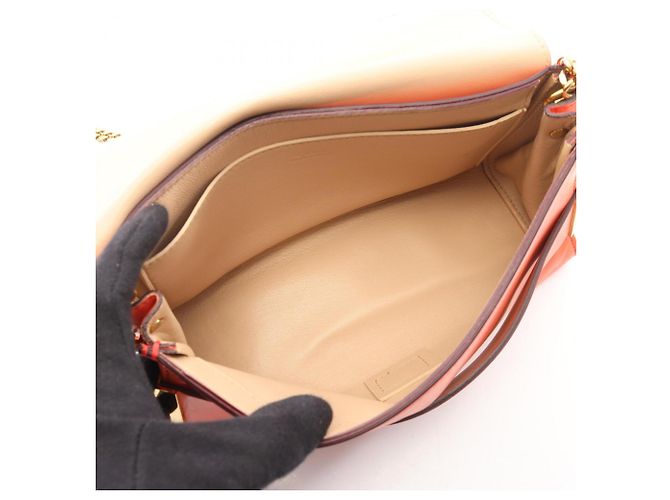 Bolso de hombro Chloé ELLE en Orange Naranja - vista 3