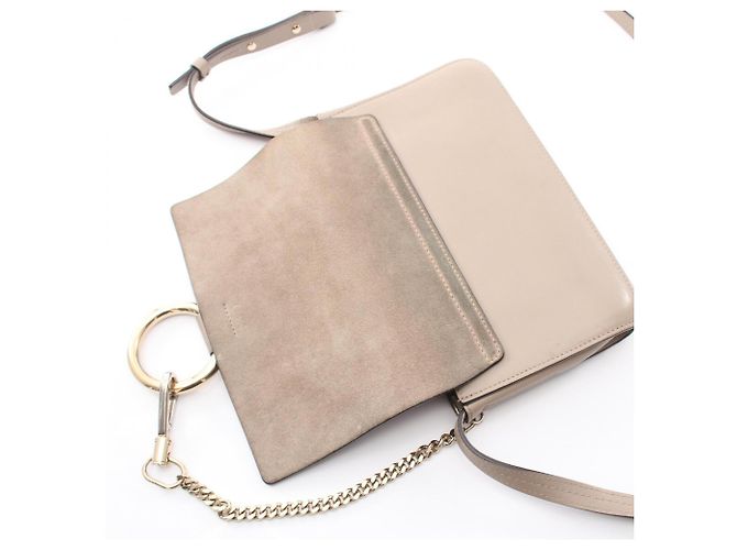 Sac à épaule Chloé Faye Beige - vue 10