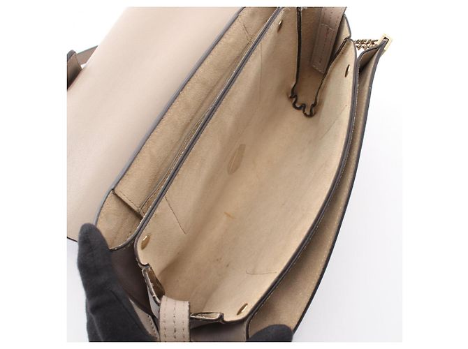 Sac à épaule Chloé Faye Beige - vue 3