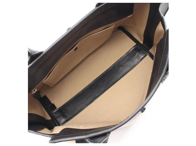 Bolso Tote Chloé Alison Negro Beige - vista 3