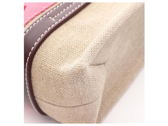 Bolso Tote 2-Way Chloé Woody Small Castaño Rosa Beige - vista 6