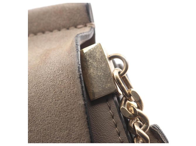 Chloé Chloe Faye Beige Schultertasche - Ansicht 9