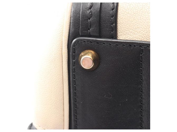 Borsa a mano 2-Way Chloé Little Alice Nero Beige - vista 11