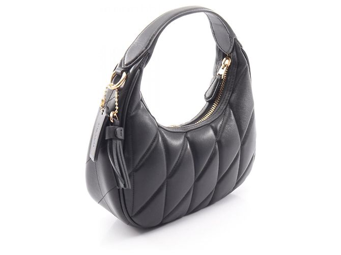 Bolsa 2-Way acolchoada Coach Carmen Mini Preto - vista 2