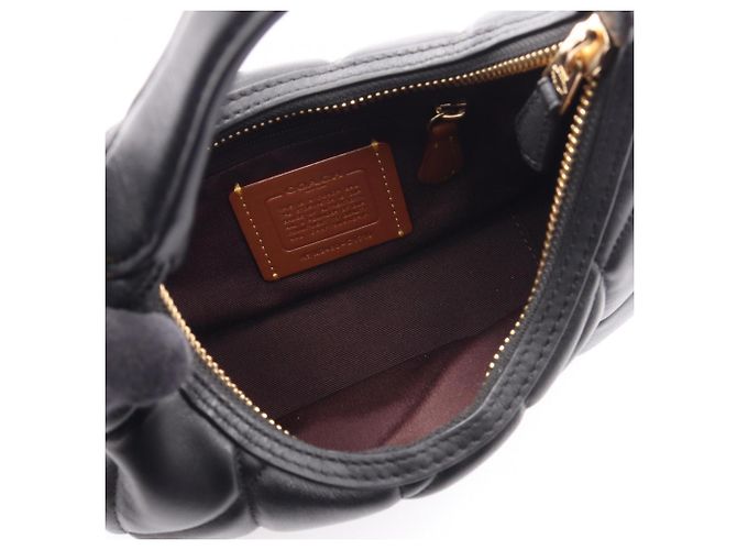Bolsa 2-Way acolchoada Coach Carmen Mini Preto - vista 3