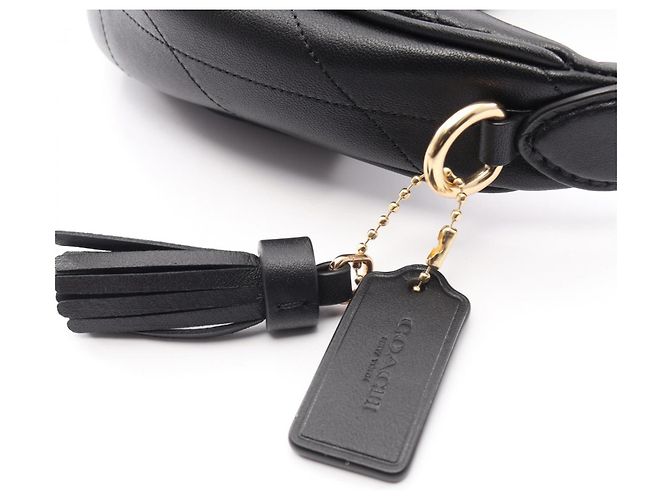 Bolsa 2-Way acolchoada Coach Carmen Mini Preto - vista 5