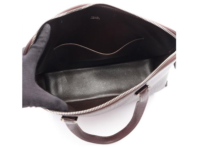 Hermès Hermes Escapada Ebene Handtasche Braun - Ansicht 3