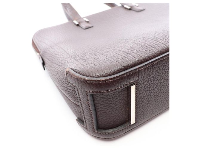Hermès Hermes Escapada Ebene Handtasche Braun - Ansicht 9