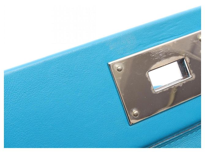 Hermès Hermes Sac 24 Mini 21 Blue Frida Borsa a mano 2-Way - vista 14