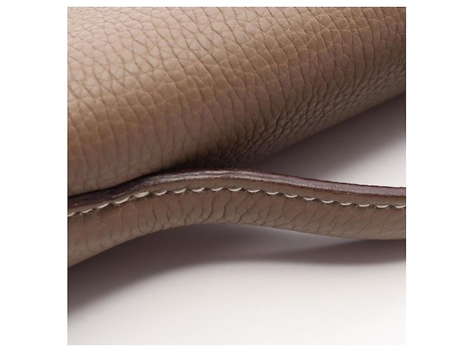 Hermès Hermes Victoria Messenger Schultertasche Braun Taupe - Ansicht 11