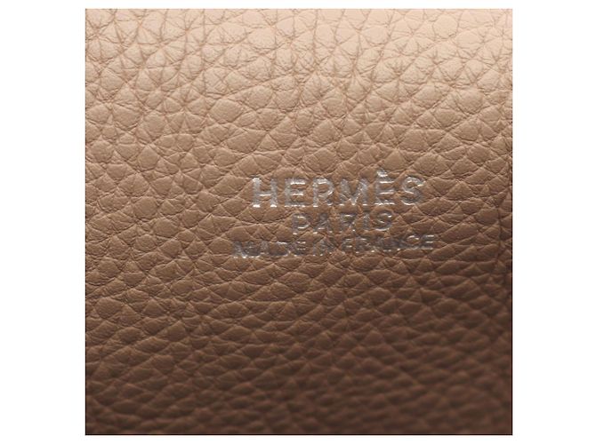 Hermès Hermes Victoria Messenger Schultertasche Braun Taupe - Ansicht 4