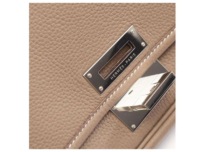 Hermès Hermes Victoria Messenger Schultertasche Braun Taupe - Ansicht 6