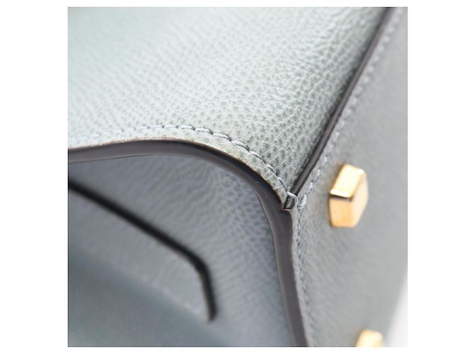 Borsa a mano 2-Way Mini Iside Valextra Blu - vista 7