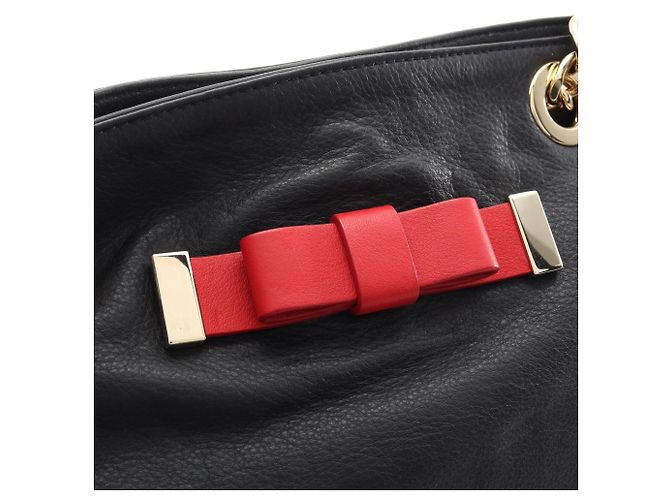 Borsa a tracolla Valentino Ribbon Rosso Blu navy - vista 9
