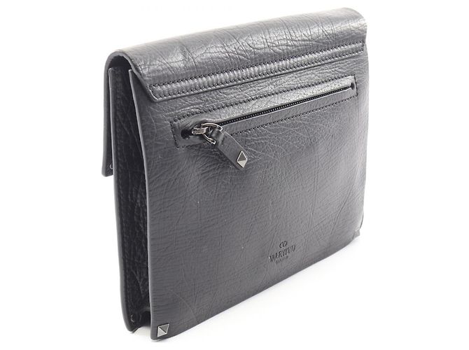 Clutch Valentino Rockstud Nero - vista 2