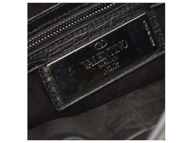 Clutch Valentino Rockstud Nero - vista 4