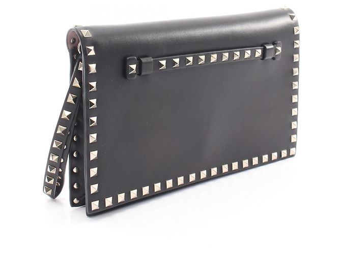 Valentino Rockstud Clutch Schwarz - Ansicht 2