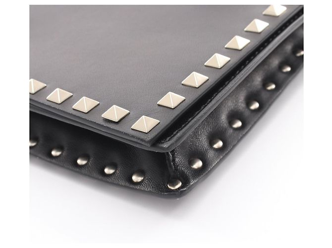 Valentino Rockstud Clutch Schwarz - Ansicht 5