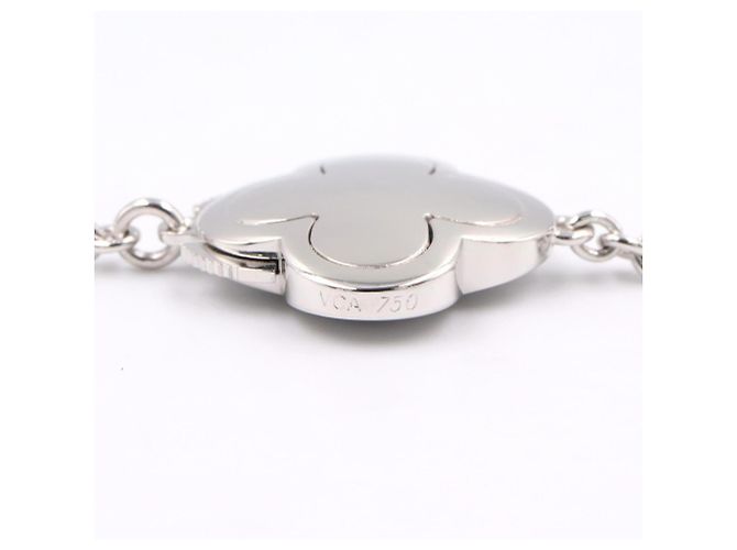 Collana Pure Alhambra 14 Motivi Van Cleef & Arpels Argento - vista 3
