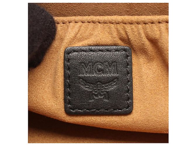 MCM Visetos 2-Way Handtasche Braun Schwarz - Ansicht 4