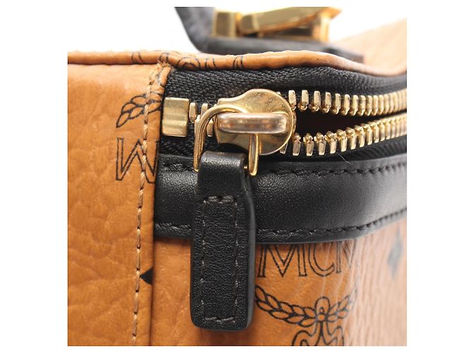 MCM Visetos 2-Way Handtasche Braun Schwarz - Ansicht 9