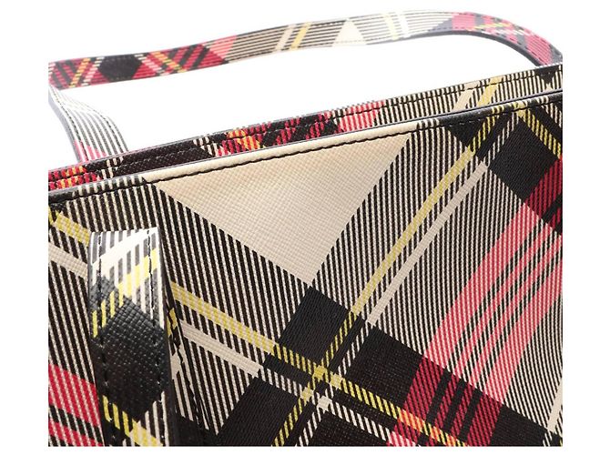 Borsa Tote Vivienne Westwood SHOPPER Nero Rosa Multicolore - vista 10