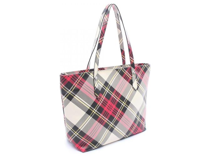 Borsa Tote Vivienne Westwood SHOPPER Nero Rosa Multicolore - vista 2