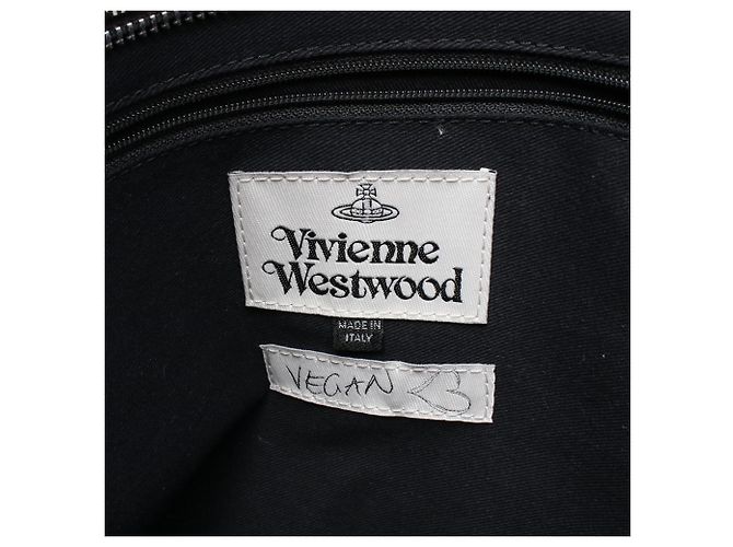 Borsa Tote Vivienne Westwood SHOPPER Nero Rosa Multicolore - vista 4