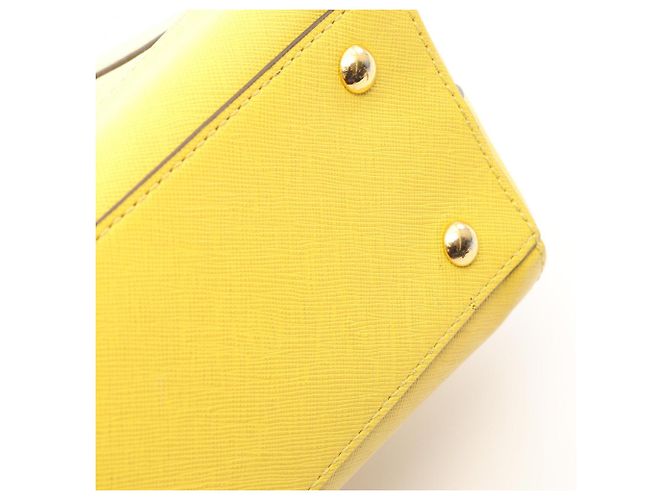 Borsa 2-Way MCM in pelle gialla Giallo - vista 11