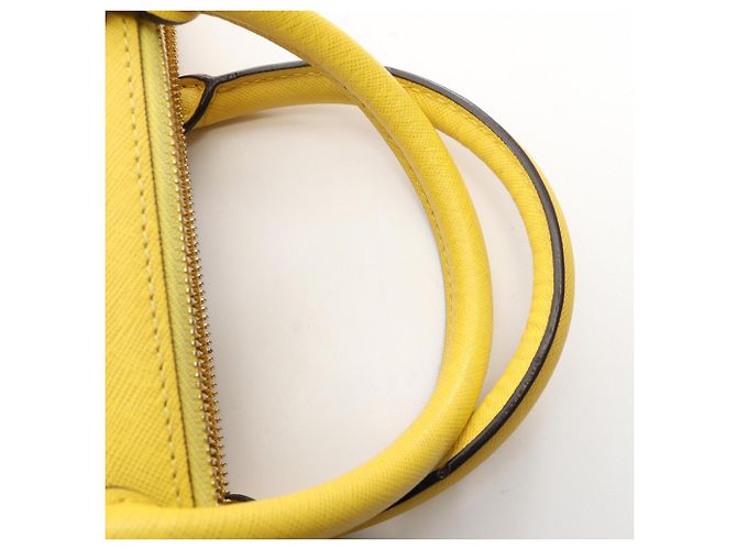 Borsa 2-Way MCM in pelle gialla Giallo - vista 9