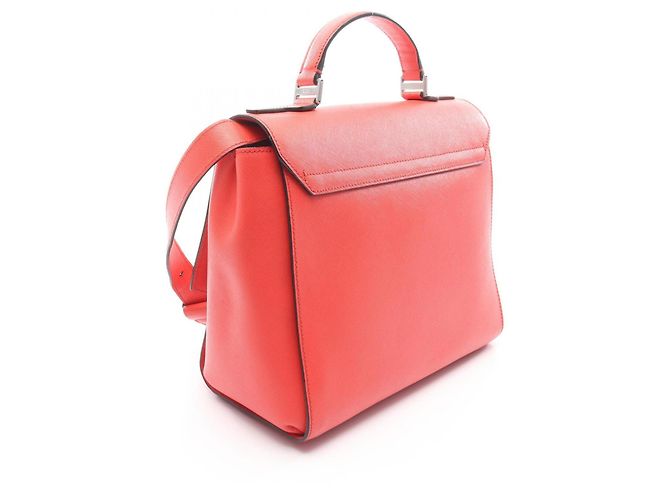 MCM 2-Way Lederhandtasche in Rot - Ansicht 2