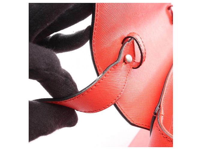MCM 2-Way Lederhandtasche in Rot - Ansicht 8