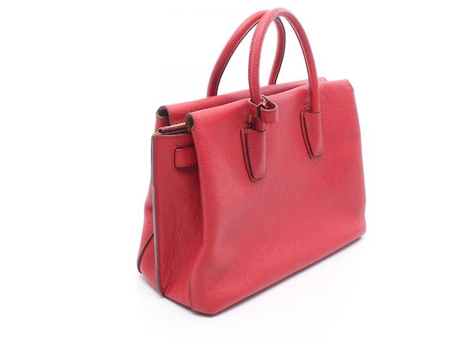 Borsa a mano in pelle 2-Way MCM Milla da donna, Red Rosso - vista 2