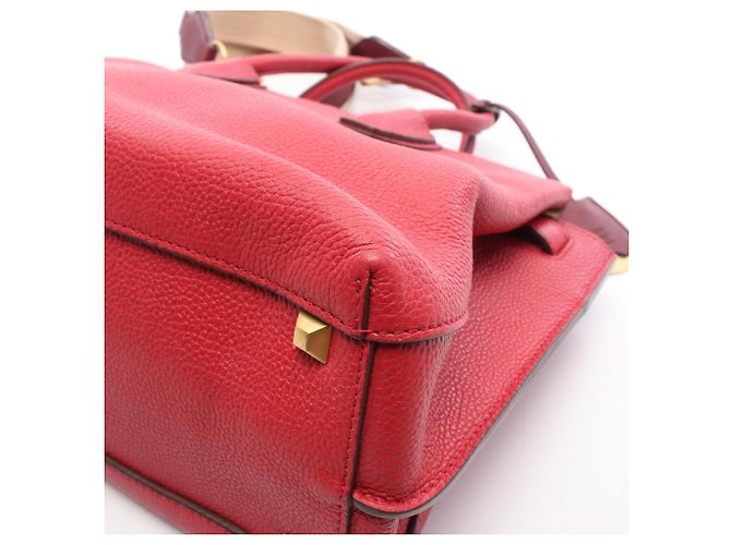 Borsa a mano in pelle 2-Way MCM Milla da donna, Red Rosso - vista 5