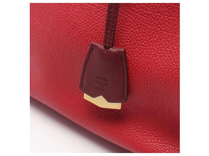 Borsa a mano in pelle 2-Way MCM Milla da donna, Red Rosso - vista 6