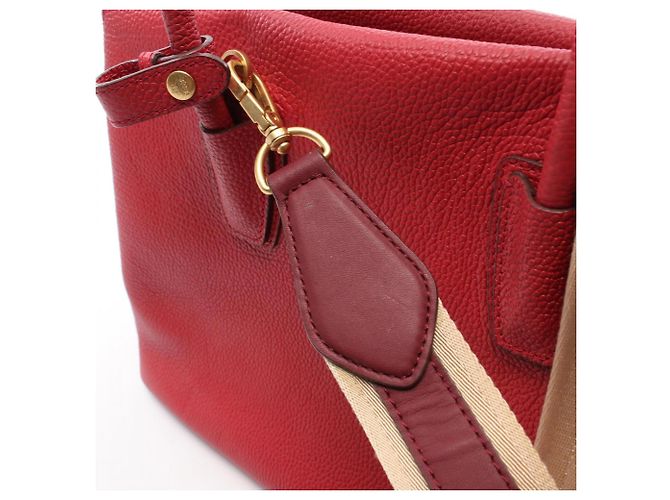 Borsa a mano in pelle 2-Way MCM Milla da donna, Red Rosso - vista 7