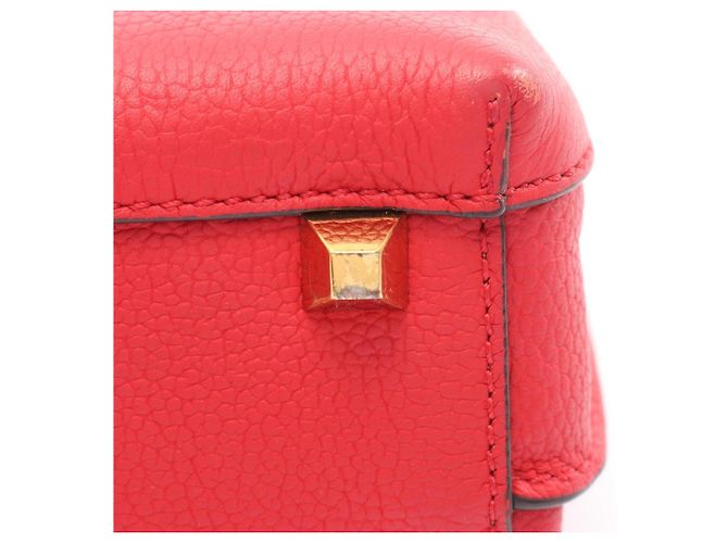 MCM MINI MILLA 2-Way Lederhandtasche Rot - vista 7