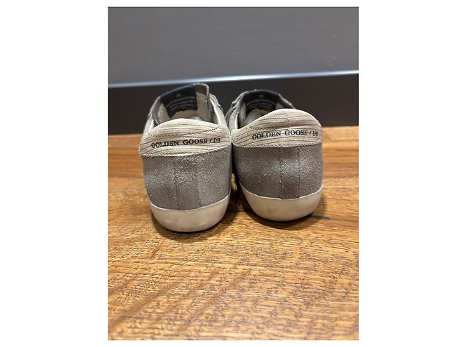 Golden Goose Superstar Sneakers Beige Grigio - vista 6
